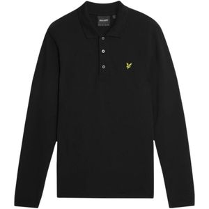 Lyle and Scott - LP400VOG - Polo Shirt - Zwart - Lange Mouwen