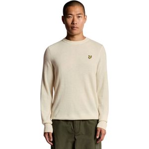 Lyle and Scott - KN2114VC - Trui - Beige - Lamswolmix - Ronde Hals