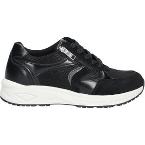 Waldläufer - 703002 - Veterschoen - Zwart - H-wijdte