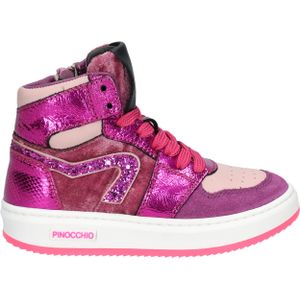 Pinocchio - P1765 - Hoge Sneaker - Fuchsia