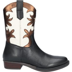 Hip - H1165 - Cowboylaars - Zwart - 20 cm Hoog - Western Look