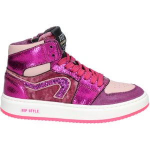 Hip - H1765 - Hoge Sneaker - Fuchsia
