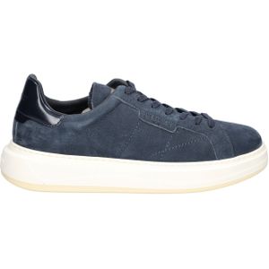 Woolrich - WFM252.010 - Lage Sneaker - Blauw - Hoogwaardig Kalfs Suede