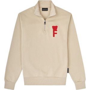 Baron Filou - Chenille F - Trui - Sand Brown - Biologisch Katoen