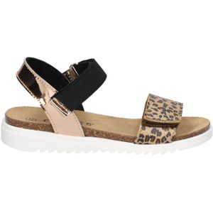 Cypres - Madison - Sandalen - Champagne Leopard - Voorgevormd Leren Voetbed