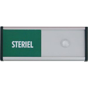 Steriel - Niet Steriel Schuifbordje Speciaal voor tandartsen medische klinieken en laboratorium ( coronaproof , coronamaatregelen )
