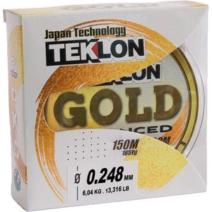 Teklon Gold Advanced - Vislijn - Nylon - 150meter - Diameter 0.248mm - Trekkracht 6.04kg - Eftta Approved
