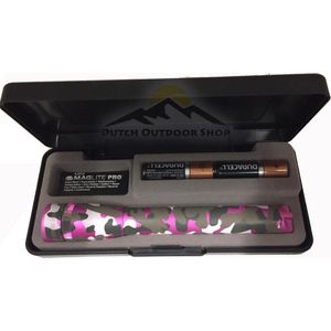 Maglite Mini Led PRO Pink Camo 2AA (Collector's item)