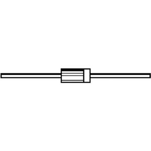 Vishay Avalanche diode BYV28-200 Behuizingssoort (halfgeleider) SOD-64 Blokkeerspanning U(R) 200 V Doorlaatstroom I(F) 3.5 A