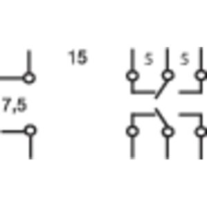 Omron G2R-2-12V Printrelais 12 V/DC 5 A 2x wisselcontact 1 stuk(s)