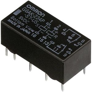 Omron G6AK-274P-ST-US 24 VDC Printrelais 24 V/DC 2 A 2x wisselcontact 1 stuk(s)
