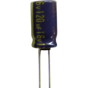 Panasonic EEUFC1A221SH Elektrolytische condensator Radiaal bedraad 2.5 mm 220 µF 10 V/DC 20 % (Ø x h) 6.3 mm x 11.2 mm 1 stuk(s)