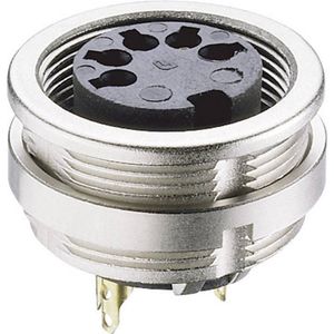 Lumberg 0304 06 DIN-connector Bus, inbouw verticaal Aantal polen: 6 Zilver 1 stuk(s)