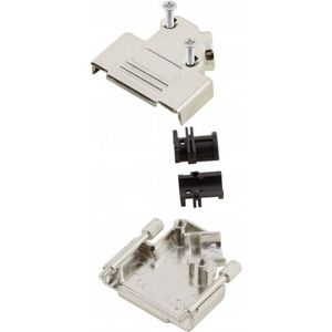 MH Connectors MHD45ZK-9-RA-K 6560-0106-11 D-SUB Gehäuse Polzahl: 9 Metall 45 ° Silber 1 St.