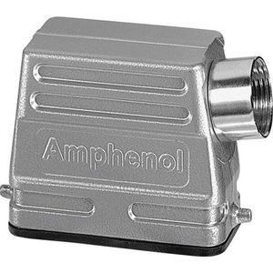 Amphenol C146 21R010 500 4-1 Afdekkap Lage bouwvorm, Kabeluitgang zijkant 1 stuk(s)