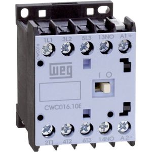 WEG CWC016-10-30C03 Contactor 3x NO 7.5 kW 24 V/DC 16 A Met hulpcontact 1 stuk(s)