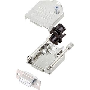 Encitech - DTZK09-DMS-W-K 6355-8002-31 d-sub Buchsenleisten-Set 180 ° Polzahl: 9 Lötkelch 1 St.