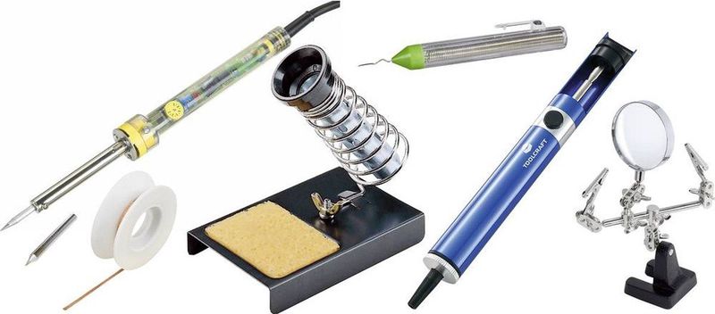 Toolcraft - Soldeerboutset - 60 W - Inclusief Accessoires