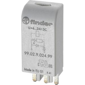 Finder - Steckmodul mit led 99.02.0.060.59 Leuchtfarben: Grün Passend für Modell (Relais): 96.0
