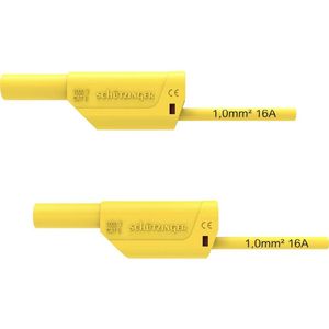Schützinger VSFK 8500 / 1 / 200 / GE Sicherheits-Messleitung 4 mm-Stecker 4 mm-Stecker 200.00 cm Gel