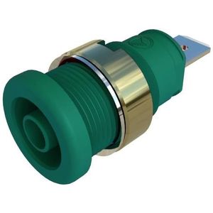 SKS Hirschmann SEB 2620 F6,3 Ni grün Veiligheids-inbouwbus Groen 1 stuk(s)