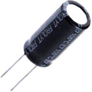 Frolyt E-KS3076 Elektrolytische condensator Radiaal bedraad 5 mm 220 µF 50 V 20 % (Ø x l) 10 mm x 16.5 mm 1 stuk(s)