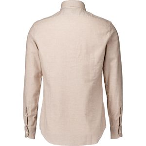 Corneliani - Overhemd - Beige - Katoen - Lange Mouw