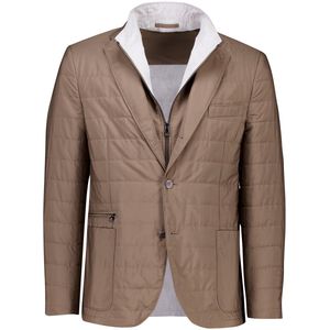 Corneliani jas lichtbruin waterafstotend effen
