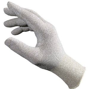 SEIZ 105200#05 ESD Basic gebreide handschoen, polyamide/koper, XS/maat 5, grijs (pak van 10)