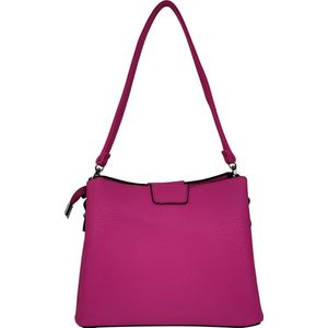Flora&Co - Paris - Handtas/schoudertas - korte en lange riem - fushia/pink