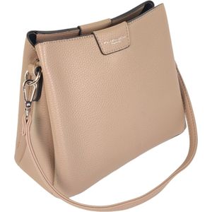 Flora&Co - Paris - Handtas/schoudertas - korte en lange riem - beige taupe