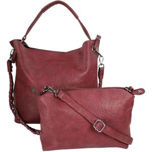 Handtas Eleganci bordeaux