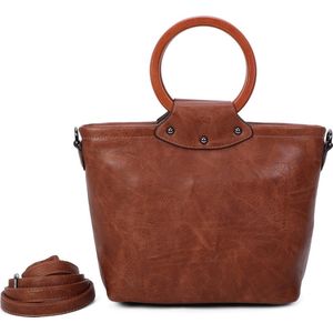 Handtas Ines Delaure camel