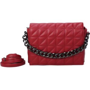 Ines Delaure Chain Bag - ketting handtas rood