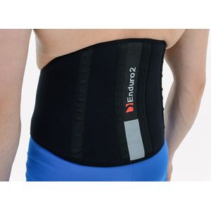 Reh4Sport - Enduro02 Niergordel / Rugbrace met baleinen - Maat (tailleomtrek): XL: 97 - 110 cm