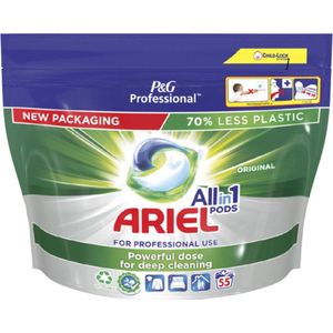 Ariel All-in-1 Professional Regular pods - 55 stuks