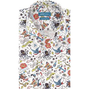 District Indigo - Overhemd - Lange Mouw - Oldskool