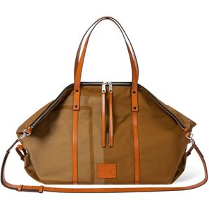 Paul Smith, Bruine Canvas Holdall Tas Bruin, Dames, Maat:ONE Size