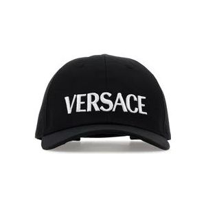 Versace Cappelli , Black , Dames , Maat: 57 CM