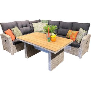 Your Own Living Rhodos Lounge Diningset - Off Wit