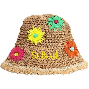 MC2 Saint Barth, Hats Beige, Dames, Maat:ONE Size