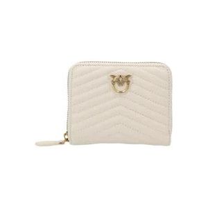 Pinko Wallets Cardholders , White , Dames , Maat: ONE Size