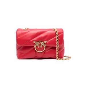 Pinko Rode tassen voor een stijlvolle uitstraling , Red , Dames , Maat: ONE Size