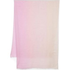 Faliero Sarti, Accessoires, Dames, Roze, ONE Size, Roze Sjaal met Gradiënt Effect