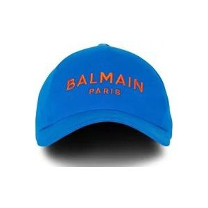 Balmain Caps , Blue , Heren , Maat: ONE Size