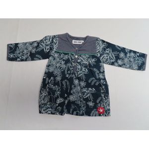 Jurk - Meisje - Blauw / wit /groen - 3 maand 62