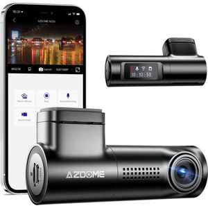 AZDome M330 dashcam voor auto - 170 graden kijkhoek - Nachtzicht - FullHD video - Wifi - Super compact - Parkeermodus - 1.0 inch TNT scherm - 2023 model - dashcam voor auto