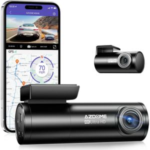 AZDome M300S - Dashcam - 4K - Dual Wifi - GPS