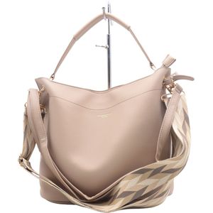 Flora & Co - Bag in bag/tas in tas - handtas/crossbody - fashion riem - beige