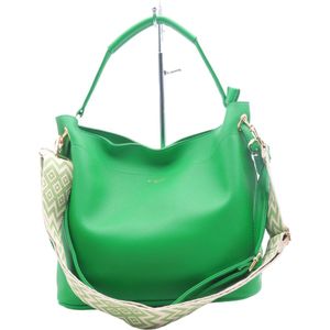 Flora & Co - Bag in bag/tas in tas - handtas/crossbody - fashion riem - groen